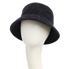 bonnet cancer, fashion bambou, fleures,  plissées, christine headwear, british graphite