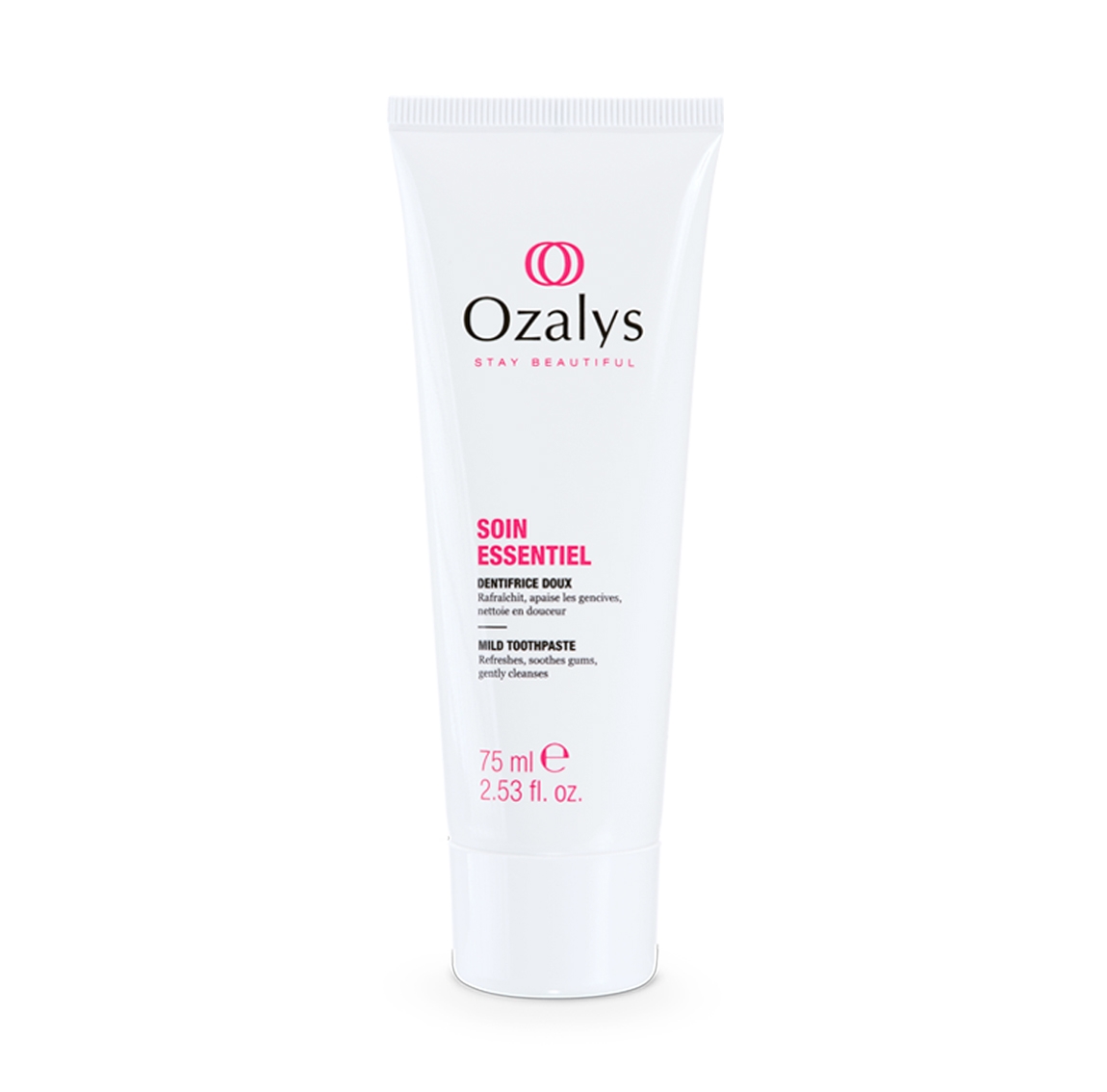 Dentifrice doux, cosmétique cancer, Ozalys