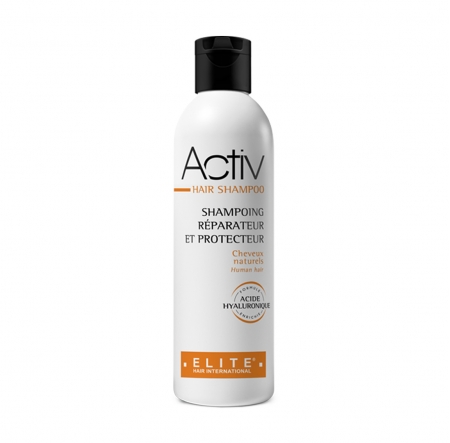 Activ hair shampoo, entretien perruque naturelle, elite hair international