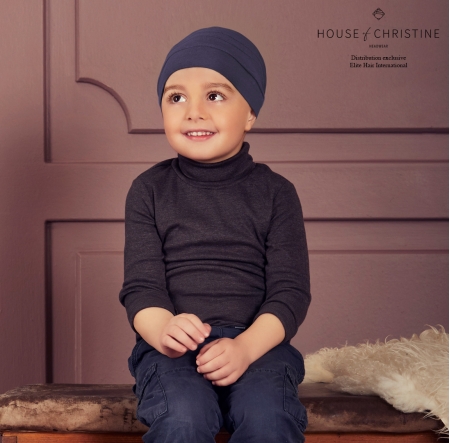Bonnet chimio pour enfants, Bonnet Petite Tiger Petit Navire, Christine Headwear