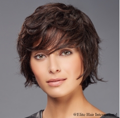 Portrait Femme absolut Brune, cheveux synthétiques, Elite Hair International